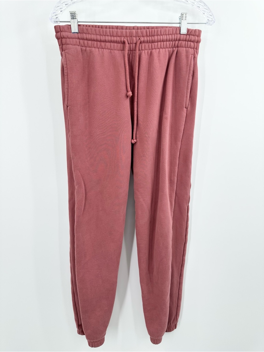 Aritzia TNA Women’s Cozy Boyfriend Fleece Jogger Sweatpants Pink Size XS
